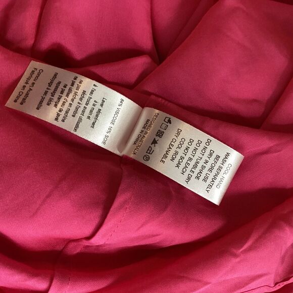 Seafolly Bandana Pink Bay Silk Blend Handkerchief Dress - Picture 16 of 16